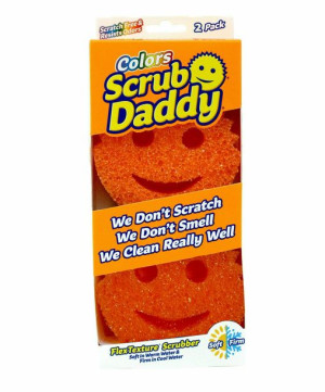 Gąbka do naczyń - Scrub Daddy orange - SCRUB DADDY 2 sztuki
