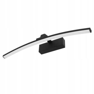 LAMPA Kinkiet nad lustro wygięta 12W 50cm czarna