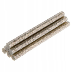 Wkłady klejowe 8mm, brokatowe srebrne TOPEX 42E182