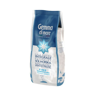 Sól morska Integrale drobnoziarnista 1 kg CIS Gemma di Mare