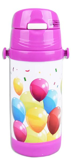 Kubek termiczny Termos BIDON 350ml DLA DZIECI purpurowy