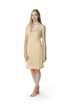 Beżowa Halka Alice Mewa Elegancka R.58