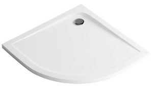 Brodzik półokrągły niski 80x80 Excellent SENSE