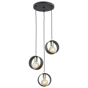 Amadora lampa wisząca czarno złota 1449 Argon