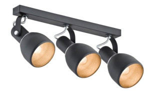Fogo spot lampa sufitowa czarna 1293 Argon