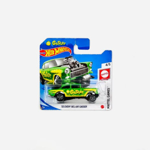 1955 Chevy Bel Air Gasser - Mattel Games Hot Wheels 1:64