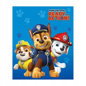 Koc 100x140 Polarowy Kocyk Psi Patrol Paw Pieski