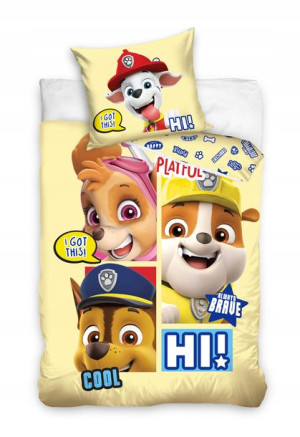Psi Patrol Pościel 100x135 Paw Bawełniana Pies Psy