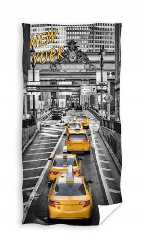 Ręcznik 70x140 Plażowy New York Taxi Nowy Jork NY
