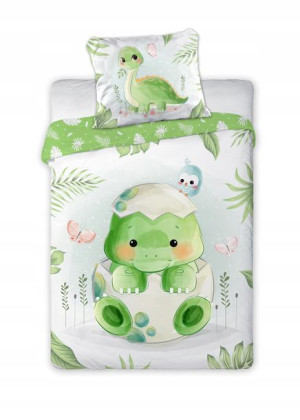 Dinozaury Dino Pościel 100x135 Do Łóżeczka Dinusie