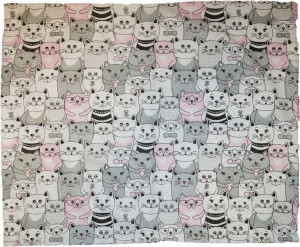 Bawełniana Poszewka 50x60 Koty Kotki z Kotami Cat