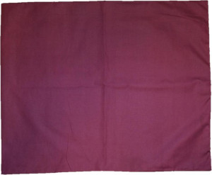 Bawełniana Poszewka 50x60 Jednobarwna Bordo Bordow