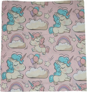 Bawełniana Poszewka 45x45 Jednorożce Unicorn Balon