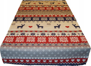 Bieżnik Obrus Świąteczny 60x120 Bawełniany Święta