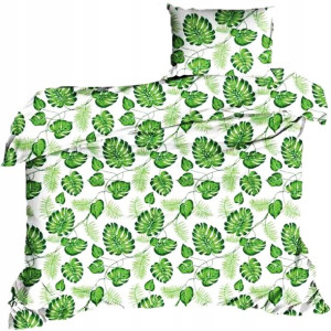 Pościel Z Kory Kora 140x200 Liście Palmy Monstera