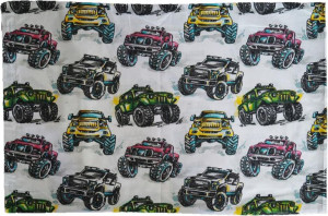 Bawełniana Poszewka 40x60 Jeep Monster Truck Auta