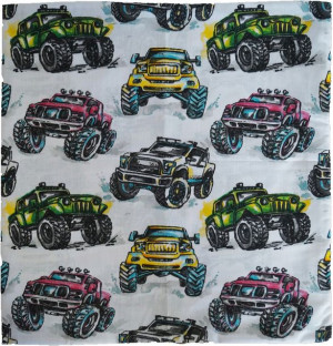 Bawełniana Poszewka 40x40 Jeep Monster Truck Auta