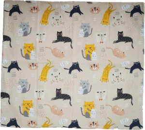 Bawełniana Poszewka 70x80 Koty Kotki z Kotami Cat