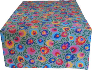 Bieżnik Obrus 60x120 Bawełniany Folk Łowicz Łowick