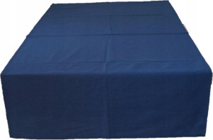 Bieżnik Obrus 40x120 Bawełniany Granat Granatowy