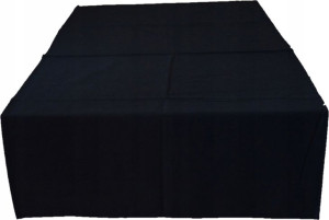 Bieżnik Obrus 40x120 Bawełniany Czarny Czerń Black