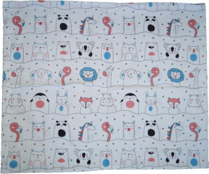 Bawełniana Poszewka 50x60 Lis Panda Lama Miś Kot