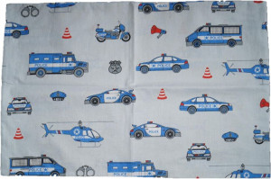 Bawełniana Poszewka 40x60 Policja Police Radiowozy