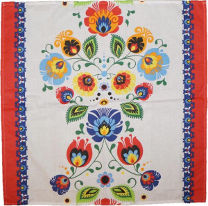 Serwetka Serweta Bawełniana Folk Łowicz 65x65