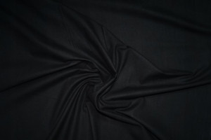 Tkanina Bawełniana Pościelowa Czarna Czerń Black