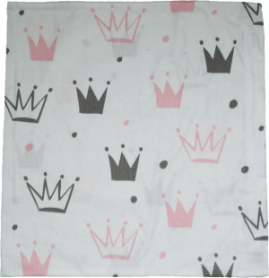 Bawełniana Poszewka 45x45 Korony Crown Korona