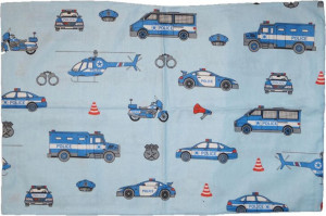 Bawełniana Poszewka 40x60 Policja Police Radiowozy