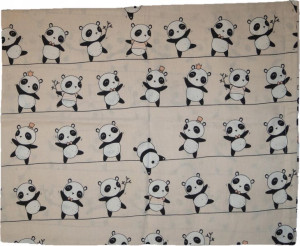 Bawełniana Poszewka 50x60 Pandy Panda Miś Misie
