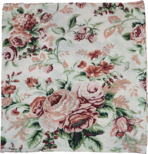Bawełniana Poszewka z Kory Kora 45x45 Kwiaty Róże