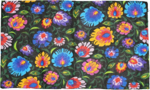 Bawełniana Poszewka 30x50 Folk Łowicz Łowicka 30