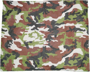 Bawełniana Poszewka 50x60 Moro Wojskowa Militarna
