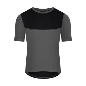 T-shirt męski z krótkim rękawem i wstawką