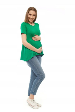 Bluzka Ciążowa Bluza Rozkloszowana 2XL/3XL Tunika