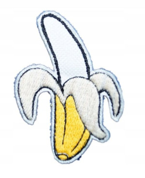 Naszywka Naprasowanka Banan Banana Termo Klej