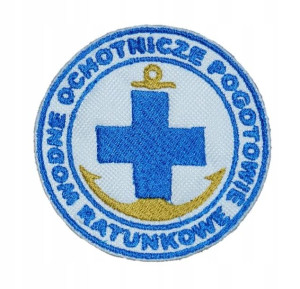 Naszywka WOPR Wodne Pogotowie Ratunkowe Rzep Klej