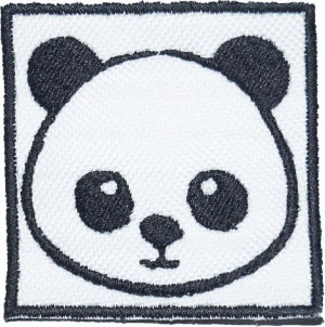 Naszywka Naprasowanka Panda Miś Misio Termo Klej