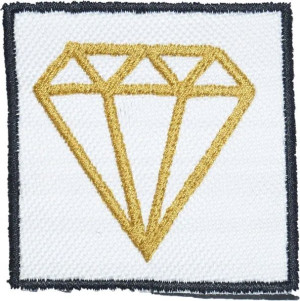 Naszywka Naprasowanka Diament Diamond Termo Klej