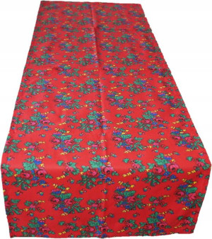 Bieżnik Obrus Góralski Kwiaty 40x160 Bawełniany