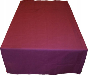 Bieżnik Obrus 60x240 Bawełniany Bordowy Bordo