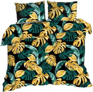 Pościel Z Kory Kora 160x200 Palmy Monstera Liście