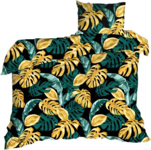 Pościel Z Kory Kora 140x200 Palmy Monstera Liście