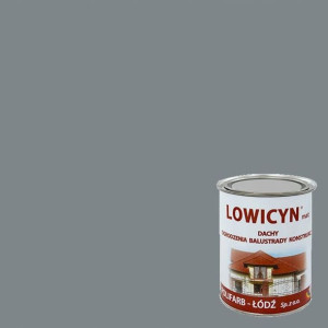 Lowicyn Farba na dach i ocynk matowa RAL 7046 0,8L
