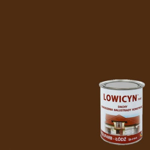 Lowicyn Farba na dach i ocynk matowa RAL 8016 0,8L