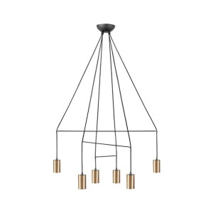 Lampa Wisząca Żyrandol Led Nowodvorski Imbria 7956 Stal, Czarny
