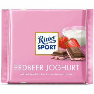 Ritter Sport jogurt truskawkowy 100g