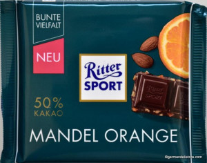 Ritter Sport migdałowo pomarańczowy 100g